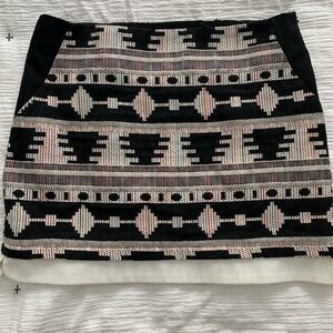 Multicolored Patterned Skirt